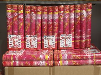 Ống thổi hoa giấy cánh hoa hồng loại 40cm